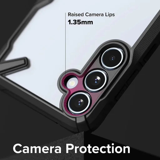  Ringke - Fusion X - Samsung Galaxy A55 5G - Fekete tok - 2