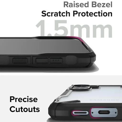  Ringke - Fusion X - Samsung Galaxy A55 5G - Fekete tok - 7