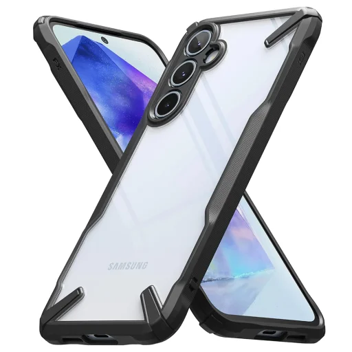  Ringke - Fusion X - Samsung Galaxy A55 5G - Fekete tok - 1