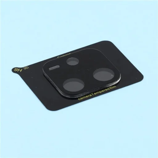  Techsuit - Teljes Kamera Üveg - Xiaomi Redmi Note 14 4G regionális verzió - Fekete üvegfólia - 3