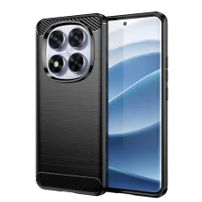  Techsuit - Karbon Szilikon - Xiaomi Redmi Note 14 Pro - Fekete tok