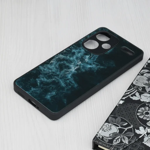  Techsuit - Glaze széria - Xiaomi Redmi Note 13 Pro+ 5G - Kék Nebula tok - 4