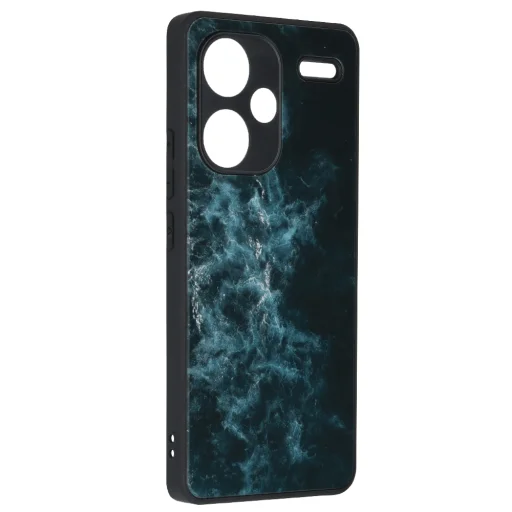  Techsuit - Glaze széria - Xiaomi Redmi Note 13 Pro+ 5G - Kék Nebula tok - 5