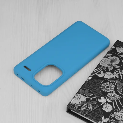  Techsuit - Puha Szélű Szilikon - Xiaomi Redmi Note 13 Pro+ 5G - Farmerkék tok - 3
