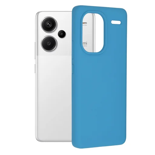  Techsuit - Puha Szélű Szilikon - Xiaomi Redmi Note 13 Pro+ 5G - Farmerkék tok - 1
