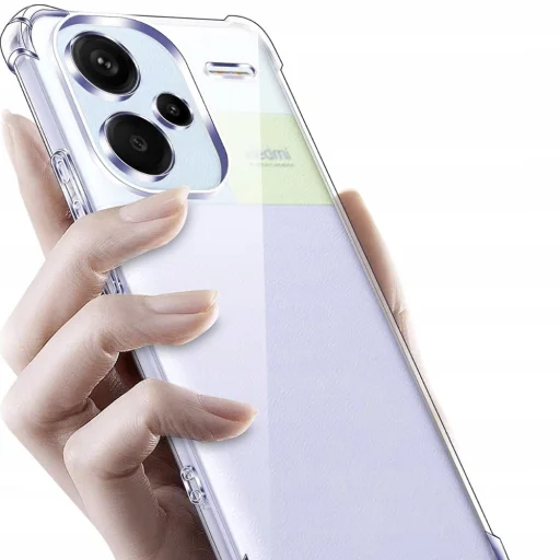  Techsuit - Ütésálló átlátszó szilikon tok - Xiaomi Redmi Note 13 Pro+ 5G - Átlátszó - 3