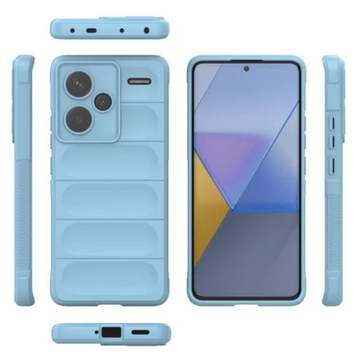  Techsuit - Varázspajzs - Xiaomi Redmi Note 13 Pro+ 5G - Kék tok - 2