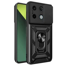  Techsuit - CamShield sorozat - Xiaomi Redmi Note 13 Pro 5G / Poco X6 - Fekete tok