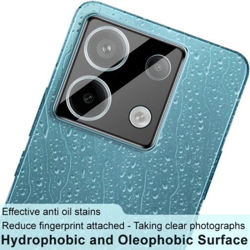  Techsuit - Teljes kameravédő üveg - Xiaomi Redmi Note 13 Pro 5G - Fekete üvegfólia - 3