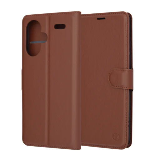  Techsuit - Bőr Tok - Xiaomi Redmi Note 13 Pro+ 5G - Barna tok - 1