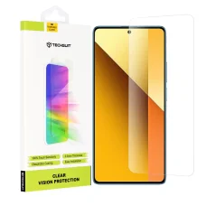  Techsuit - Tiszta Látásüveg - Xiaomi Redmi Note 13 5G / Note 13 Pro 5G / Poco X6 - Átlátszó üvegfólia