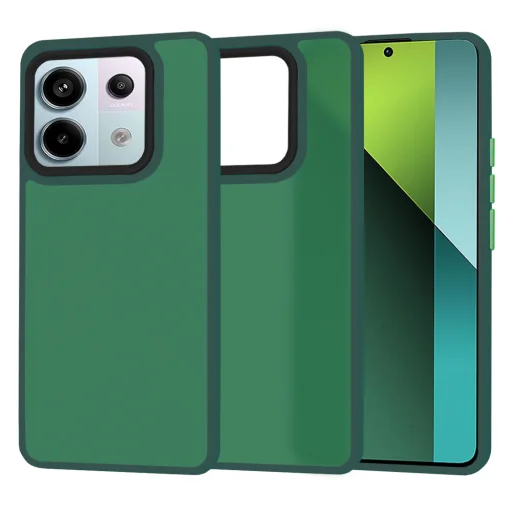  Xiaomi Redmi Note 13 Pro 5G / Poco X6 éjféli zöld Techsuit HaloFrost sorozatú tok - 1