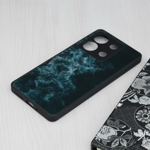  Techsuit - Glaze Series - Xiaomi Redmi Note 13 5G - Kék Nebula tok - 3
