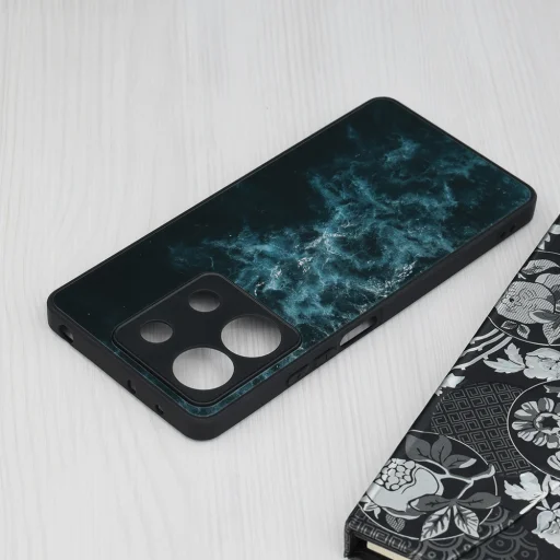  Techsuit - Glaze Series - Xiaomi Redmi Note 13 5G - Kék Nebula tok - 4