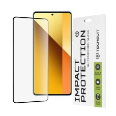  Techsuit - 111D Teljes Borítású / Teljes Ragasztású Üveg - Xiaomi Redmi Note 13 5G - Fekete üvegfólia