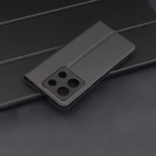  Techsuit - Magskin Könyv - Xiaomi Redmi Note 13 5G - Fekete tok - 2