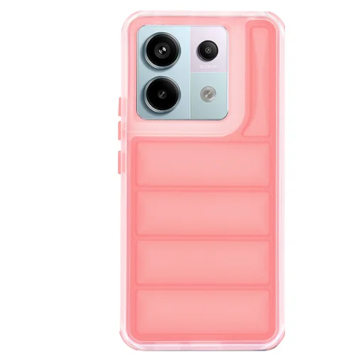  Techsuit - Hullám Pajzs - Xiaomi Redmi Note 13 Pro 5G / Poco X6 - Piros tok - 3