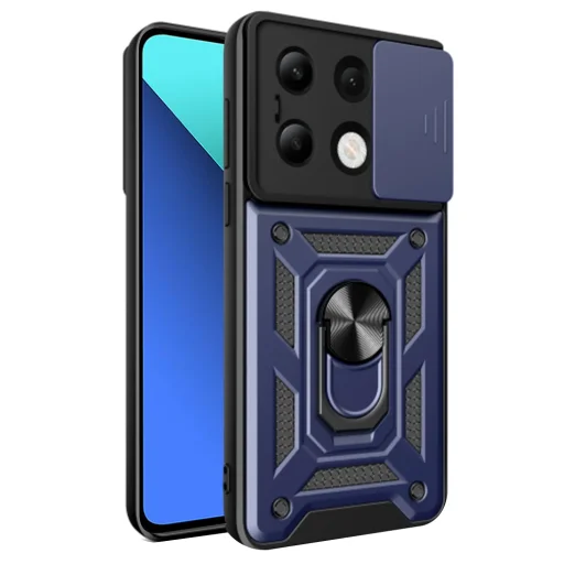  Techsuit - CamShield sorozat - Xiaomi Redmi Note 13 4G - Kék tok - 1