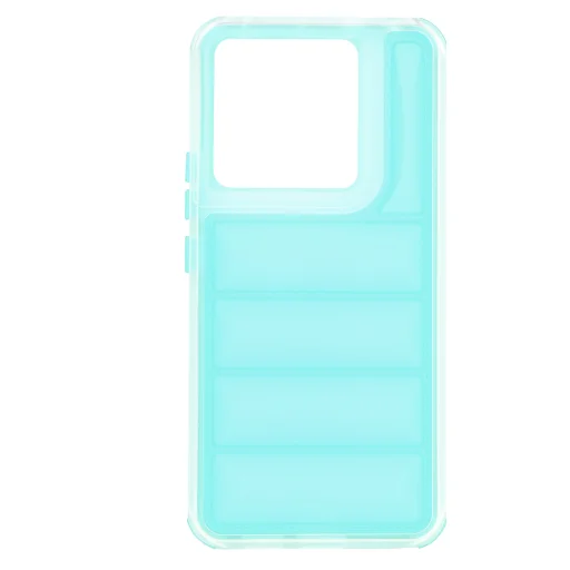  Techsuit - Hullámpajzs - Xiaomi Redmi Note 13 Pro 5G / Poco X6 - Türkiz tok - 2