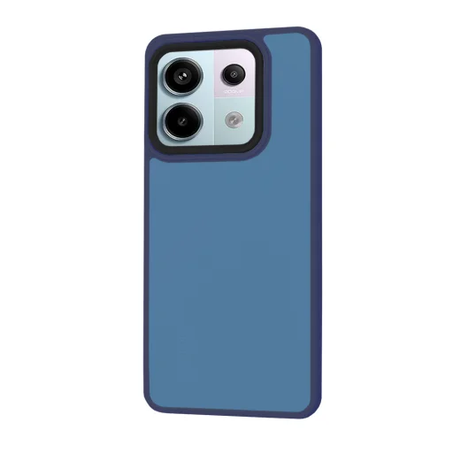  Techsuit - HaloFrost Sorozat - Xiaomi Redmi Note 13 Pro 5G / Poco X6 - Mély Kék tok - 3