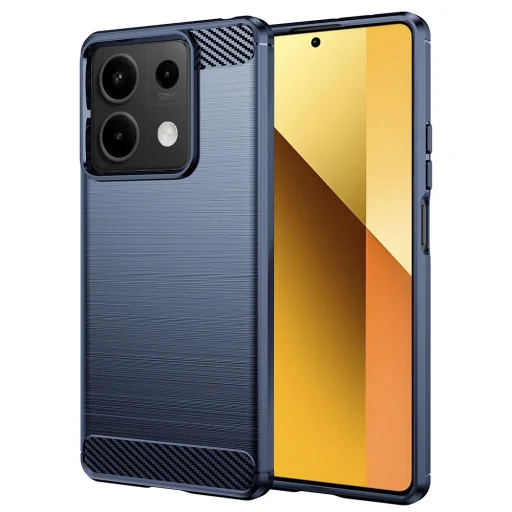  Techsuit - Szén Szilikon - Xiaomi Redmi Note 13 5G - Kék tok - 1