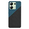  Techsuit - Karbonit Szálasburkolat - Xiaomi Redmi Note 13 4G - Kék Impulzus tok thumbnail