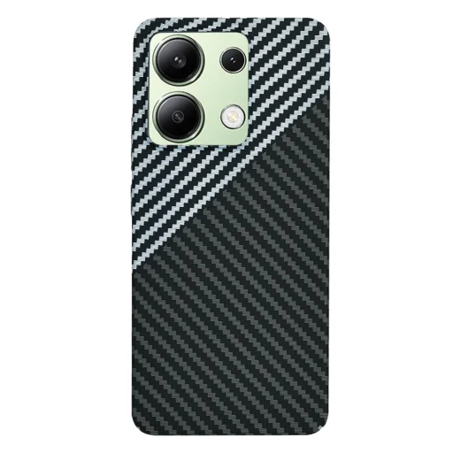 Techsuit - Carbonit Szálhéj - Xiaomi Redmi Note 13 4G - Lopakodó Szürke tok - 3