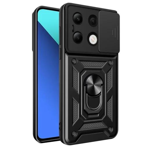  Techsuit - CamShield sorozat - Xiaomi Redmi Note 13 4G - Fekete tok - 1