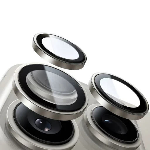  iPhone 17 Air Fekete Tel Protect Titanium Edzett Üveg 99% AR Kamerára (1 darab lencse) üvegfólia - 7