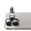 Edzett üveg Tel Protect Titanium Lens 99% AR kamera védelem iPhone 16/16 Plus fekete (2 db lencse) üvegfólia - 9