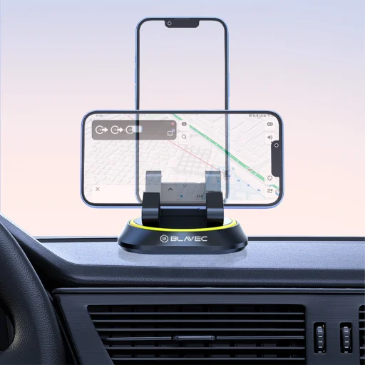 Blavec autós tartó BH-10 műszerfalra (BH10-DBY) fekete-sárga - 8