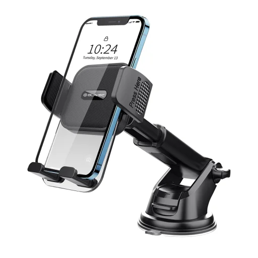 Blavec autós telefontartó BH-07 szélvédőre (BH07-WSB) fekete - 3