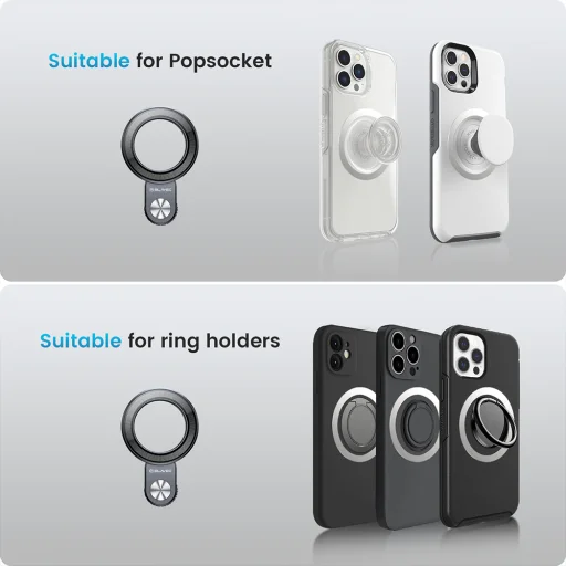 Blavec mágneses autós telefontartó BH-03 légszellőzőre fekete - 13