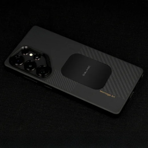 Blavec fémlemez mágneses tartóhoz BM-02 szett 2 darab téglalap alakú (40x58mm) fekete és ezüst - 2