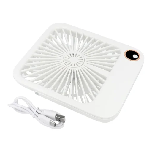 Stolový ventilátor s nastaviteľným stojanom W30 biely - 2
