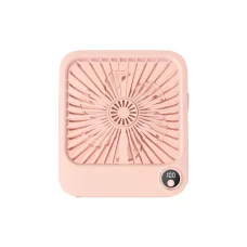 Asztali ventilátor állítható állvánnyal W30 rózsaszín