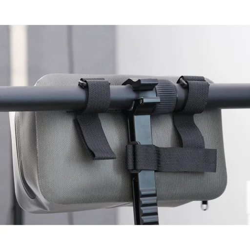 Kormánytáska biciklihez/rollerhez vízálló cipzárral FSBFB-674 kék - 3