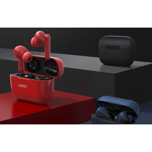 TWS Fejhallgató Aukey EP-M1NC (fekete) - 11