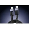 USB-C 2.0 -ról USB-C 2.0-ra Ugreen L524 PD 3A 3m kábel (szürke) thumbnail