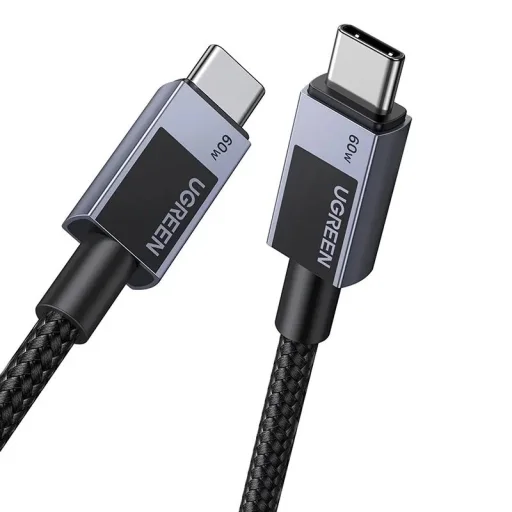 USB-C 2.0 -ról USB-C 2.0-ra Ugreen L524 PD 3A 3m kábel (szürke) - 2