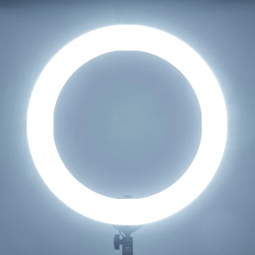 45cm G-180 fekete LED körfény, körlámpa, ringlight állvánnyal  - 3