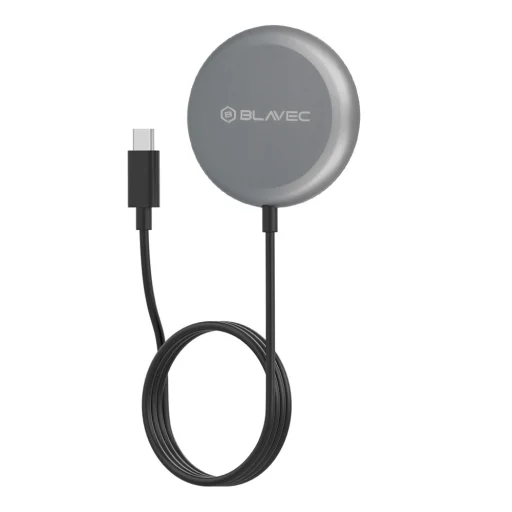Blavec BQI-03 Qi2 15W mágneses Magsafe vezeték nélküli töltő (BQI03-QI2MB) fekete - 2