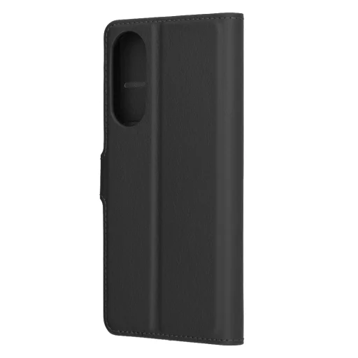 Techsuit - Bőr Tok - Samsung Galaxy S25 Edge - Fekete tok - 5