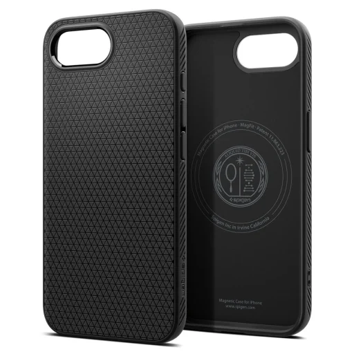  iPhone 16e Spigen Liquid Air Mag Magsafe Matt Fekete tok - 2