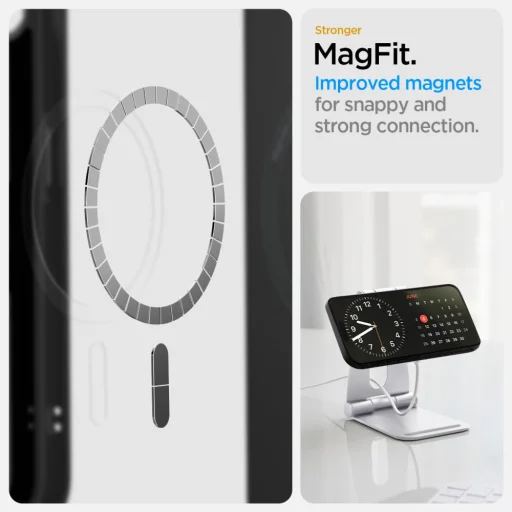  iPhone 16e Spigen Liquid Air Mag Magsafe Matt Fekete tok - 12