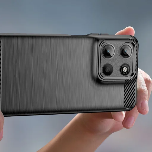 Tech-protect Tpucarbon Motorola Moto G15 / G15 Power Fekete tok - 4