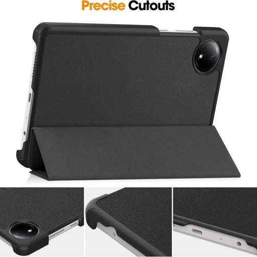  Techsuit - FoldPro - Xiaomi Redmi Pad SE 8.7 - Fekete tok - 2