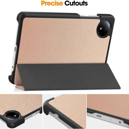  Techsuit - FoldPro - Xiaomi Redmi Pad SE 8.7 - Rózsaarany tok - 3