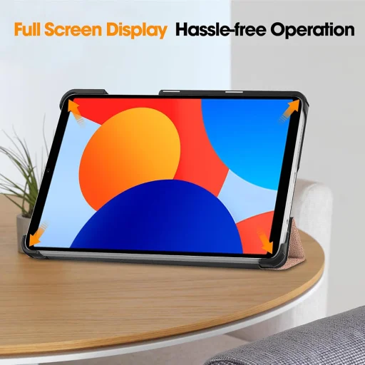  Techsuit - FoldPro - Xiaomi Redmi Pad SE 8.7 - Rózsaarany tok - 4