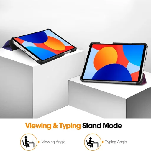  Techsuit - FoldPro - Xiaomi Redmi Pad SE 8.7 - Kék tok - 5